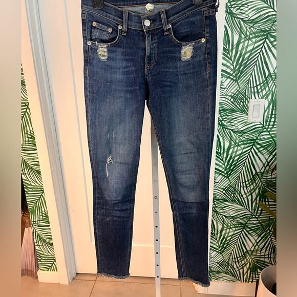 Rag & Bone Cate Mid rise Skinny in La Paz Size 26 - Picture 3 of 10
